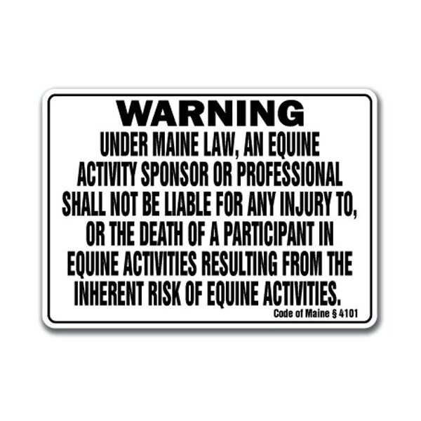 Signmission 14 in Height, Aluminum, 14" x 10", WS-A-1014-Maine WS-A-1014-Maine - main
